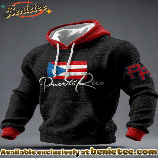 Puerto Rico Printed Hoodie - Ver 2