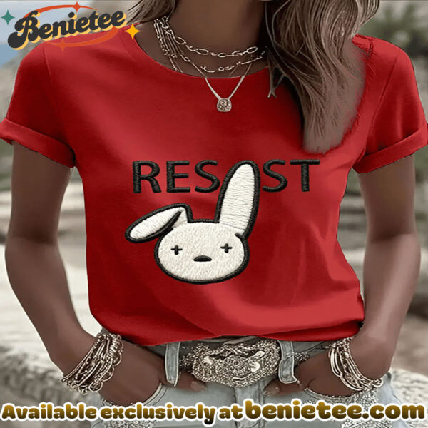 Puerto Rico Resist Print T-shirt - Ver 4