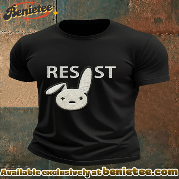 Puerto Rico Resist Print short-sleeved T-shirt - Ver 3