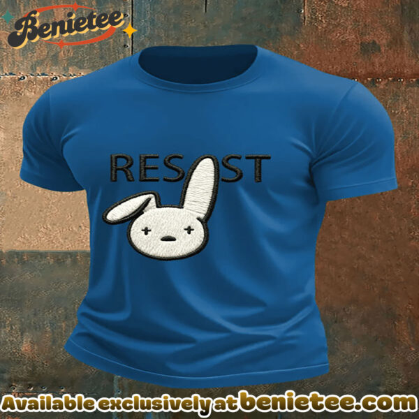 Puerto Rico Resist Print short-sleeved T-shirt - Ver 4