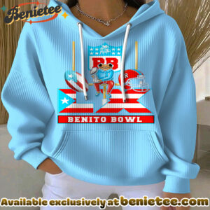 Puerto Rico Singer Benito Bowl Print Casual Hoodies - Ver 2