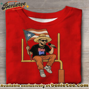 Puerto Rico Singer Benito Bowl Printed T-shirts - Ver 2