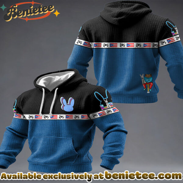 Puerto Rico Taino Art Music Lover Printed Hoodie
