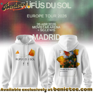 RUFUS DU SOL 2026 Tour Merchandise Hoodie, Tshirt, Sweatshirt - Ver 4