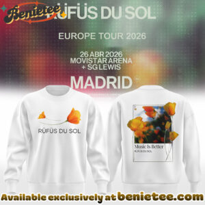 RUFUS DU SOL 2026 Tour Merchandise Hoodie, Tshirt, Sweatshirt - Ver 2