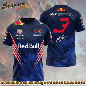 Red Bull Racing x Max Verstappen 3D Apparel Hoodie - Ver 7