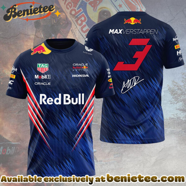 Red Bull Racing x Max Verstappen 3D Apparel Hoodie - Ver 7