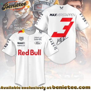 Red Bull Racing x Max Verstappen Baseball Jersey - Ver 2