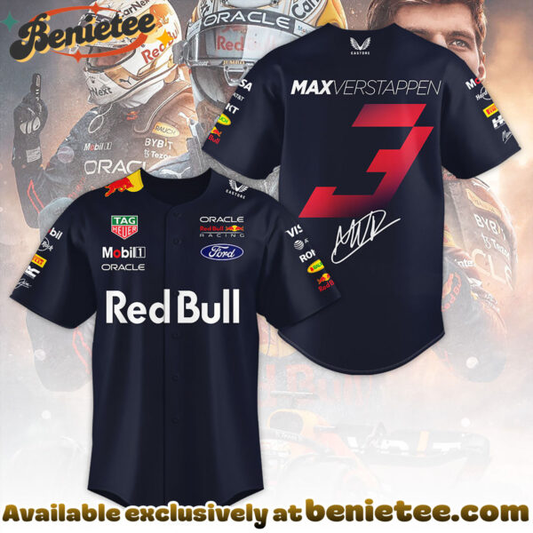 Red Bull Racing x Max Verstappen Baseball Jersey