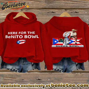 Retro Puerto Rico Print Hoodie - Ver 5