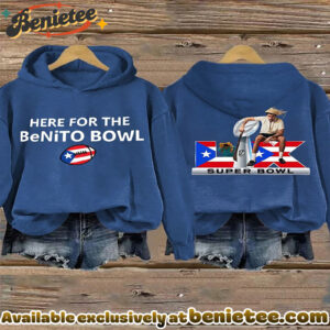 Retro Puerto Rico Print Hoodie - Ver 7