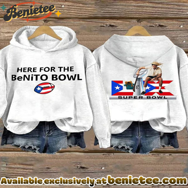 Retro Puerto Rico Print Hoodie - Ver 8