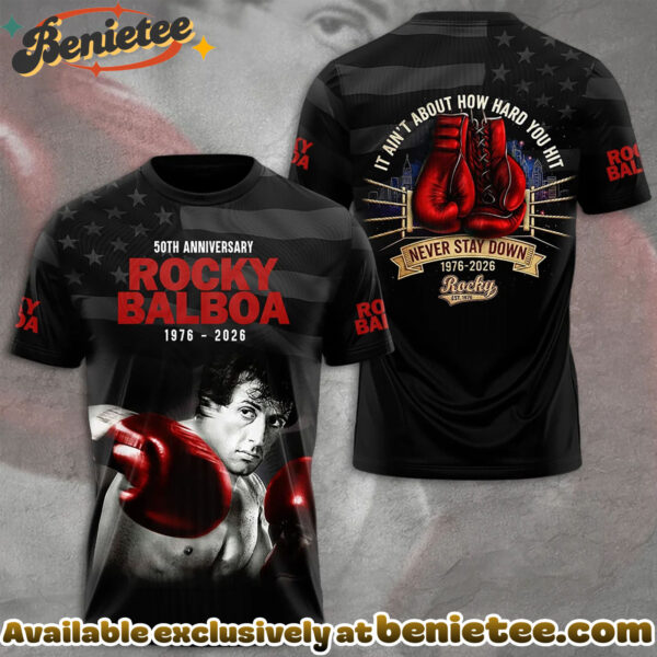 Rocky 50th Anniversary 3D Apparel Hoodie