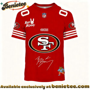 San Francisco 49ers x Bad Bunny Super Bowl 2026 Limited Edition Shirt - Ver 3
