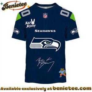 Seattle Seahawks x Bad Bunny Super Bowl 2026 Limited Edition Shirt - Ver 2