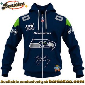 Seattle Seahawks x Bad Bunny Super Bowl 2026 Limited Edition Shirt