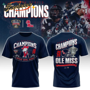 Ole Miss Rebel 2026 Sugar Bowl Champions T-shirt