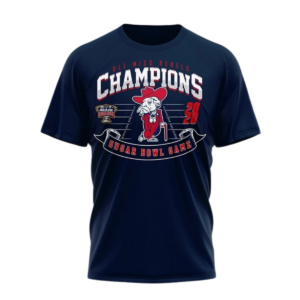 Ole Miss Rebel 2026 Sugar Bowl Champions T-shirt