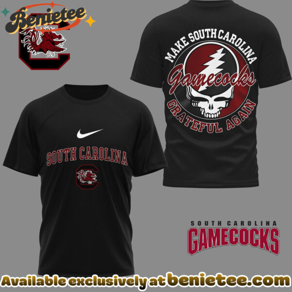 South Carolina Gamecocks Premium NCAA Grateful Game Day 3D Shirt Hoodie