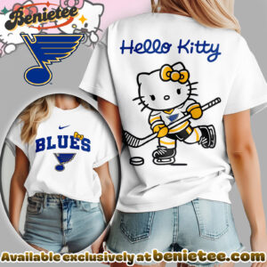 St Louis Blues Premium NHL Hello Kitty Womens Shirt
