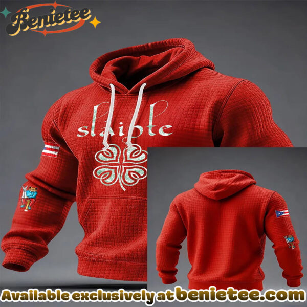 St. Patrick'S And Bad Bunny Print Casual Hoodie