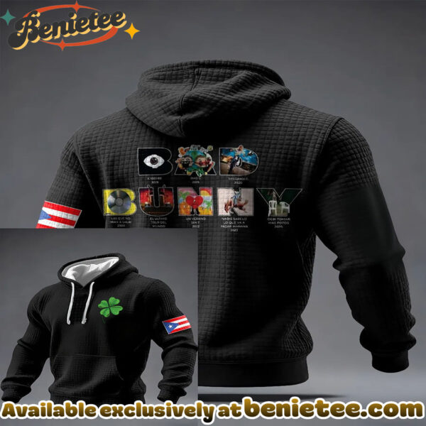 St. Patrick'S Day And Bad Bunny Print Casual Hoodie - Ver 4