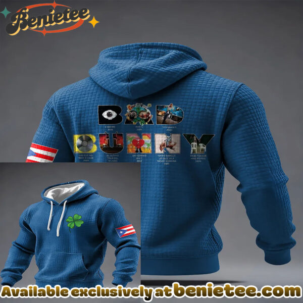 St. Patrick'S Day And Bad Bunny Print Casual Hoodie - Ver 2