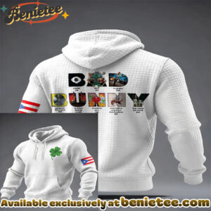 St. Patrick'S Day And Bad Bunny Print Casual Hoodie