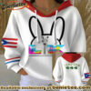 St. Patrick'S Day And Bad Bunny Print Casual Hoodie With Pockets