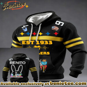 Steelers And Bad Bunny Collaboration Unisex Hoodies