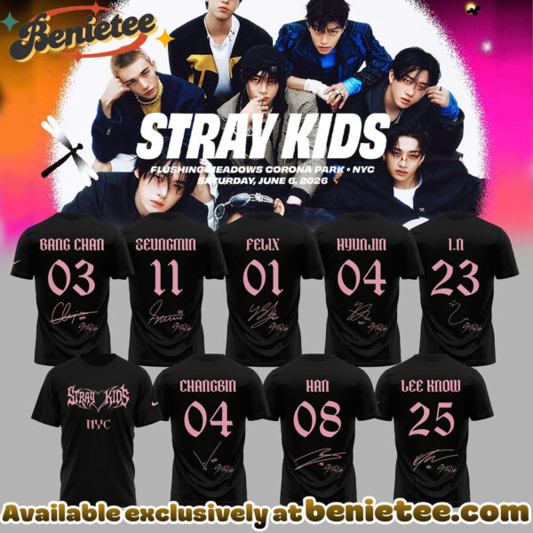 Stray Kids x NYC - Governors Ball Music Festival 2026 Collection Hoodie, Tshirt, Sweatshirt - Ver 2