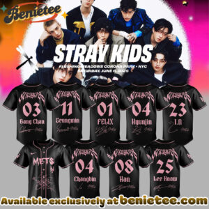 Stray Kids x New York Mets - Governors Ball Music Festival 2026 Collection Baseball Jersey, Sports Jerseys
