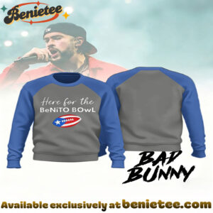Super Bowl And Bad Bunny Crew Neck Sweatshirt - Ver 3