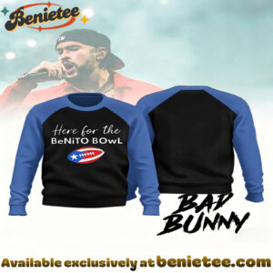 Super Bowl And Bad Bunny Crew Neck Sweatshirt - Ver 2