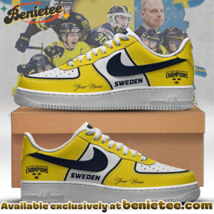 Sweden Hockey Special IIHF World Juniors Championship Limited Edition Shoes Air Force 1