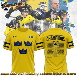 Sweden Hockey Special IIHF World Juniors Championship Limited Edition Tshirt