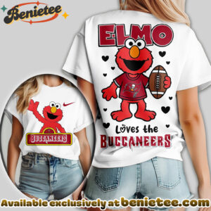 Tampa Bay Buccaneers Premium NFL Elmo Fan 3D Shirt