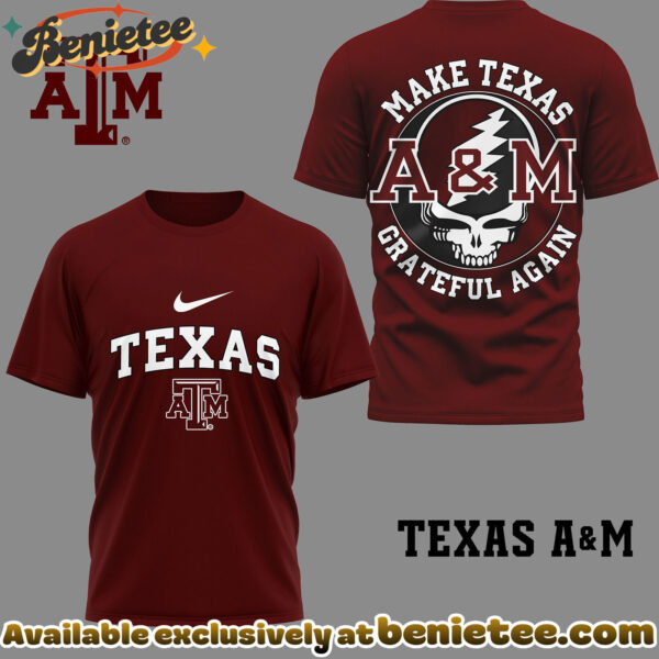 Texas AM Premium NCAA Grateful Game Day 3D Shirt Hoodie