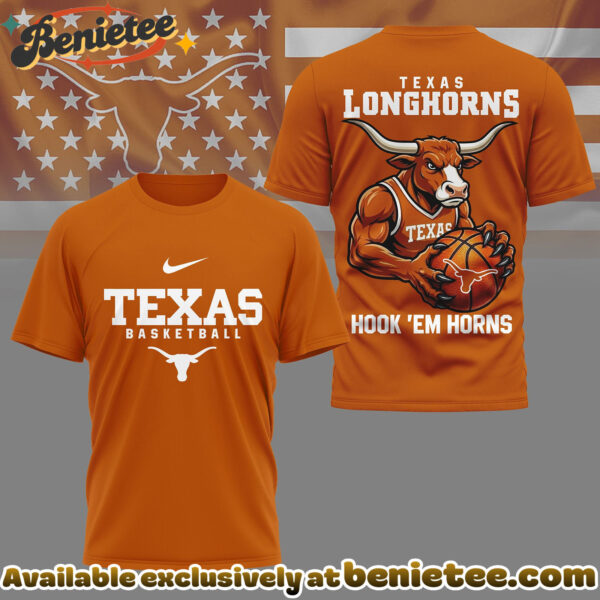 Texas Longhorns Premium NCAA GameDay Basketball 3D Shirt