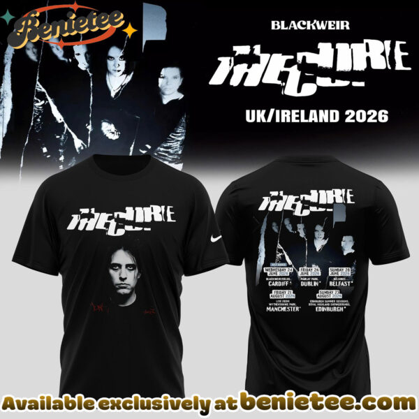 The Cure 2026 UK Ireland Summer Shows Hoodie, Tshirt, Sweatshirt - Ver 4