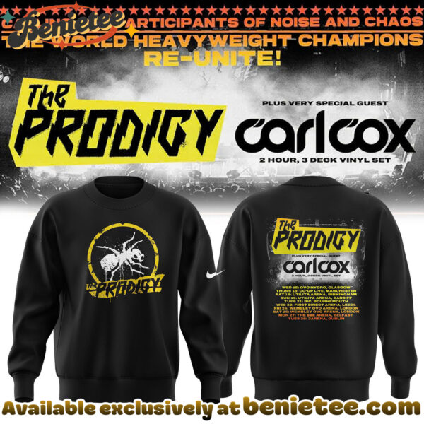 The Prodigy - UK Ireland Arena Tour 2026 Collection Hoodie, Tshirt, Sweatshirt - Ver 4