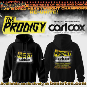 The Prodigy - UK Ireland Arena Tour 2026 Collection Hoodie, Tshirt, Sweatshirt - Ver 2