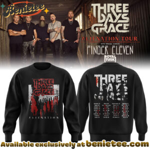 Three Days Grace 2026 Tour Merchandise Hoodie, Tshirt, Sweatshirt - Ver 2