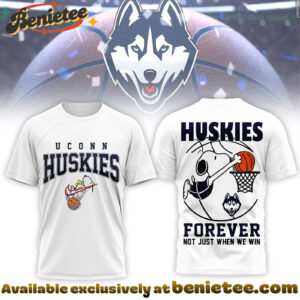 UConn Huskies Premium NCAA Basketball Snoopy 3D Shirt MM