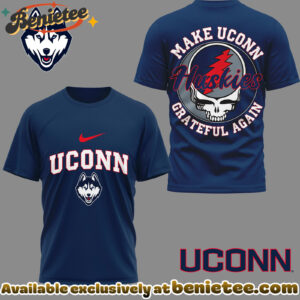 UConn Huskies Premium NCAA Grateful Game Day 3D Shirt Hoodie - Ver 3