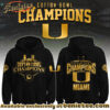 UM Hurricanes Football Cotton Bowl Champions Special Hoodie Limited Edition Hoodie
