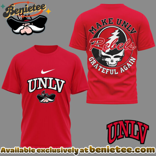 UNLV Rebels Premium NCAA Grateful Game Day 3D Shirt Hoodie - Ver 3