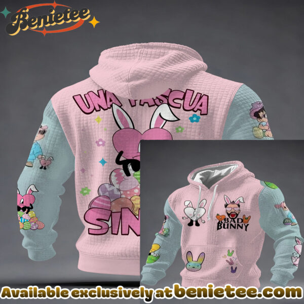 Una Pascua Printed Casual Hoodie