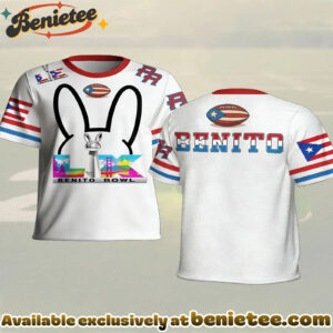 Unisex Bunny Football Music Lover Printed T-shirt - Ver 10