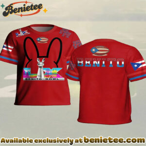 Unisex Bunny Football Music Lover Printed T-shirt - Ver 7